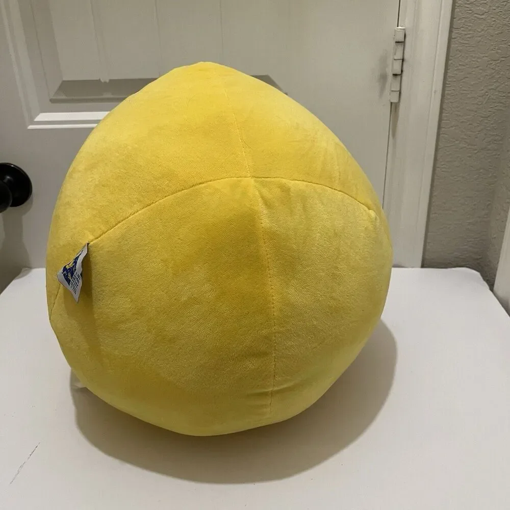 PAC-MAN Texas Lottery Yellow Black 14X13 Large Plush Arcade Collector Game